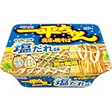明星 一平ちゃん夜店の焼そば やみつき塩だれ味[ガーリックマヨネーズ付き、こってりうまい、オニオンねり込み麺]130g×12個