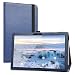 Produktbild LiuShan Kompatibel mit Archos T101 hülle, Folding PU Leder Tasche Hülle Case mit Ständer für 10.1" Archos T101 4G Tablet(Nicht kompatibel mit Archos 101 Oxygen 4G),Blau