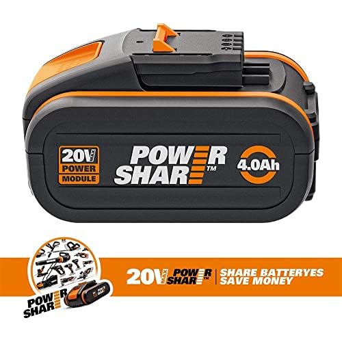 WORX 18V Akku(20V Max) 4.0Ah WA3553 mit Anzeige, PowerShare