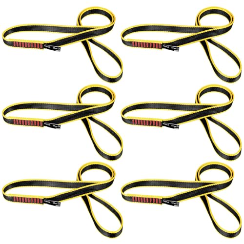 KINGTLE 20mm Nylon Climbing Sling 22kN CE1019/EN566, 3pcs