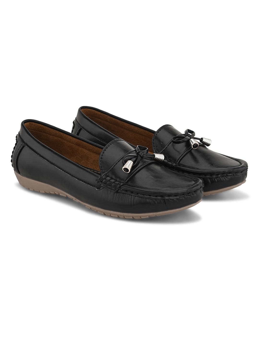 mltc Women's Breathable|Decent Design|Perfect Style Synthetic Leather Lace up Casual Loafer-picture-54