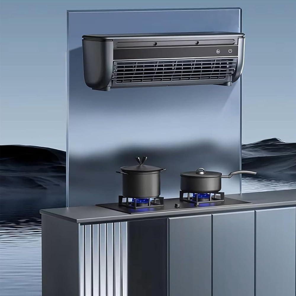 Aire acondicionado portátil inalámbrico con batería de 6000 mAh y carga inalámbrica, sin instalación, refrigeración silenciosa para RV, dormitorio, oficina, campamento (color: blanco)