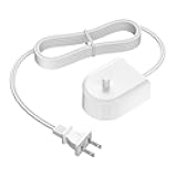 Charger Base Compatible with Philips Sonicare Electric Toothbrush 1100 7500 5100 5300 6100 4100 6500, Replacement Charger for HX6100 3000 6000 8000 9000 Series, Waterproof Travel Friendly Power Cord