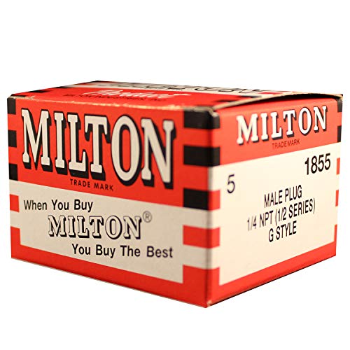 Milton 1855 1/4" Mnpt G Style Plug - Box Of 5 #TOP2