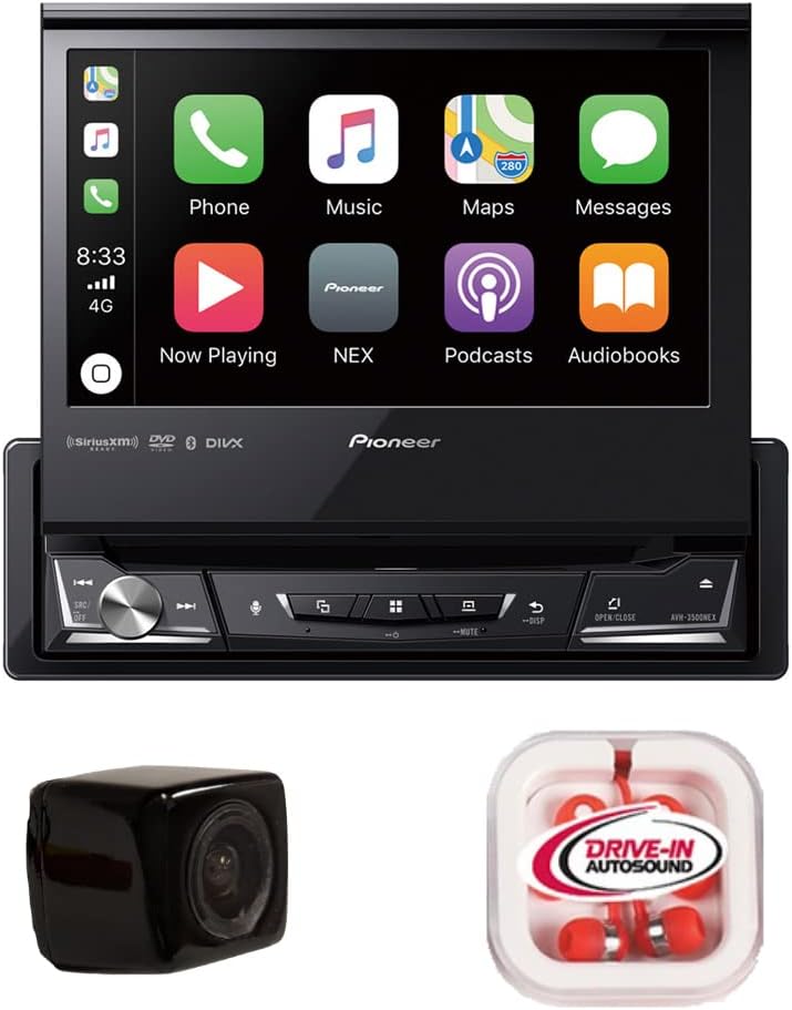 Pioneer AVH-3500NEX 7" Single-DIN Multimedia DVD Receiver & Free Backup Camera
