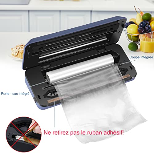 Vakuumiergerät Toprime VS6603 Küche Vakuumierer für Sous Vide, 4 in 1 Folienschweißgeräte mit Aufbewahrungsbeutel Rolle… – Bild 3