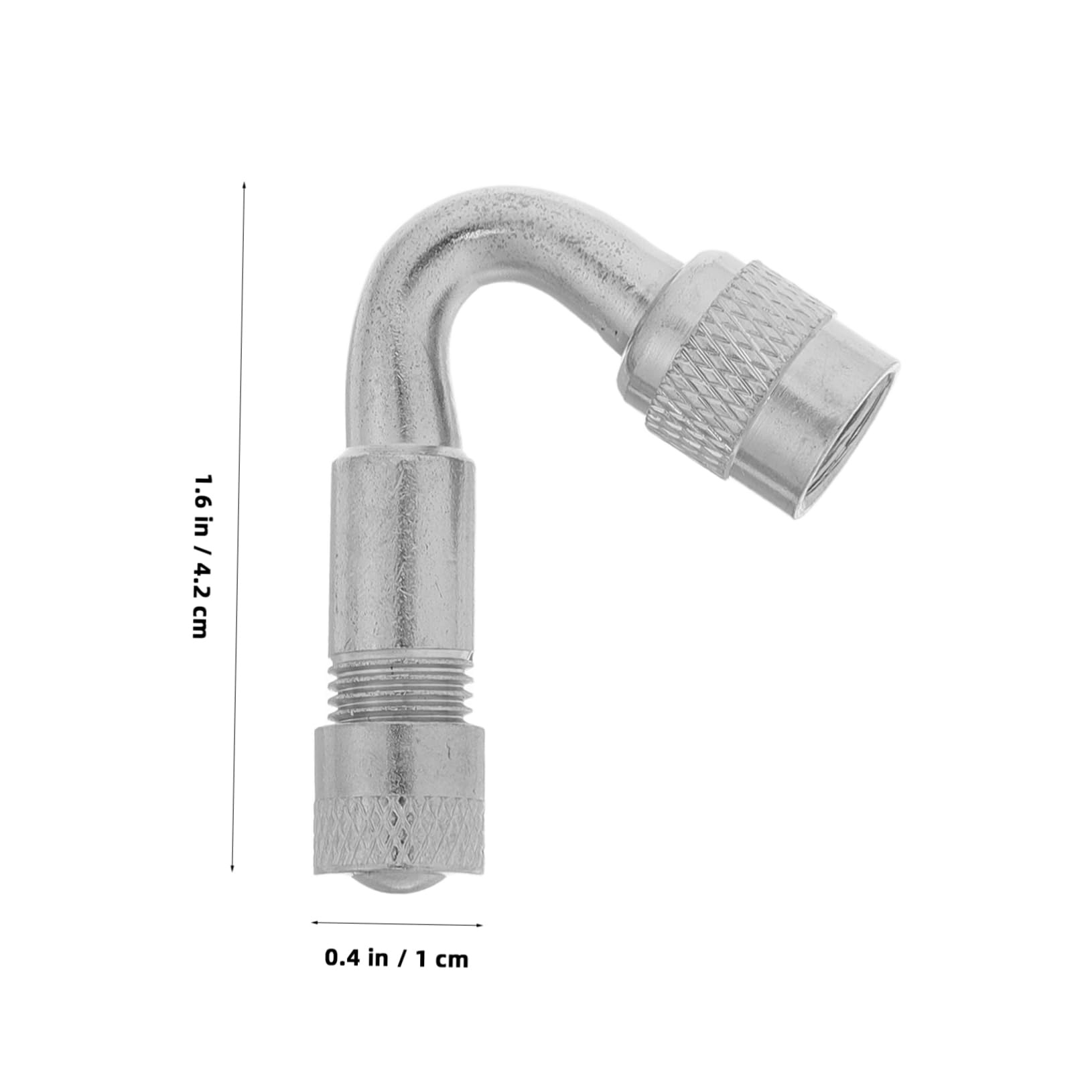 BESPORTBLE 4Pcs Metal Valve Stem Extenders for Cars Motorcycles Trucks Durable Tire Valve Extensions for Enhanced Vehicle Performance Easy Installation Broad Compatibility