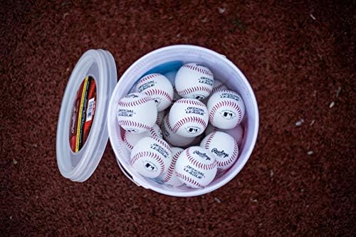 Rawlings | Official League Recreational Use Practice Baseballs | Youth/8U | OLB3 | Bucket | 24 Count — view 4