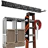 Housolution Adjustable Garage Storage System - 48 Inch, 3 Rail 6 Hooks ...