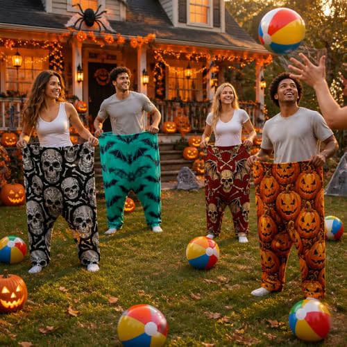 Waldauge Halloween Granny Pants Yard Game 4 Pack, Spooky Pumpkin Bat Skull - image 7