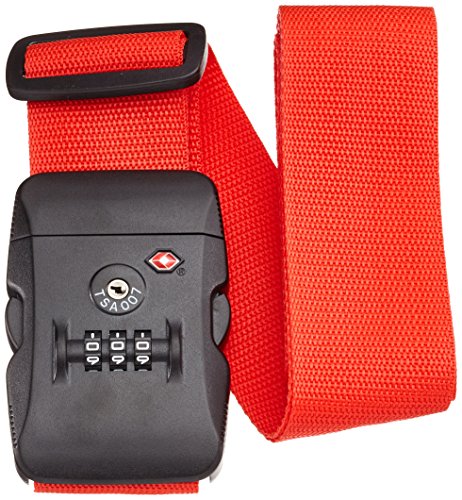 Preisvergleich Produktbild OLYMPIA TSA 200 TSA200 Koffergurt, Rot