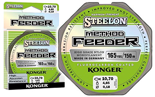 Konger Steelon Method Feeder - Filo da pesca monofilo rivestito