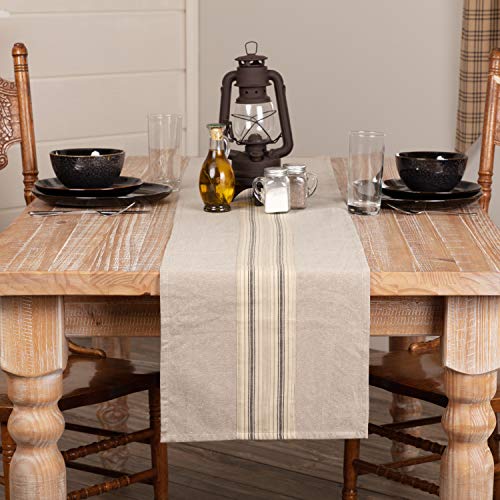 Vhc Brands Farmhouse Tabletop & Kitchen-Sawyer Mill Runner, 13X72, Khaki Tan #TOP4