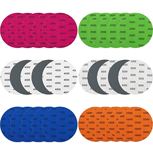 Discos Lijadora Orbital Rotativa Discos De Lija Con Velcro Klingspor 400 Mm - Grano 100, 5 Unidades, Para Madera Blanda Grano 100 Papel PS 18 EK