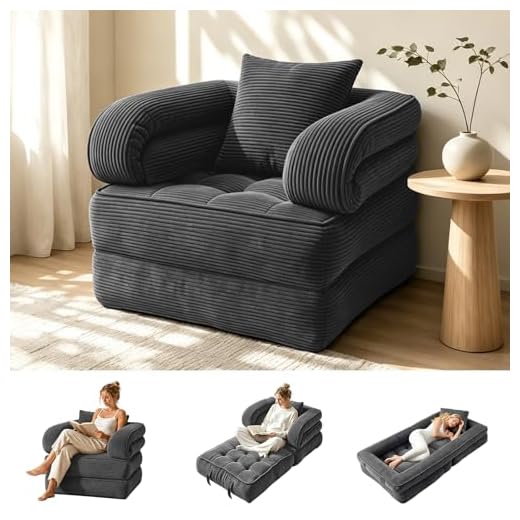 COTOSOF Versatile Folding Sofa Bed with Pillow