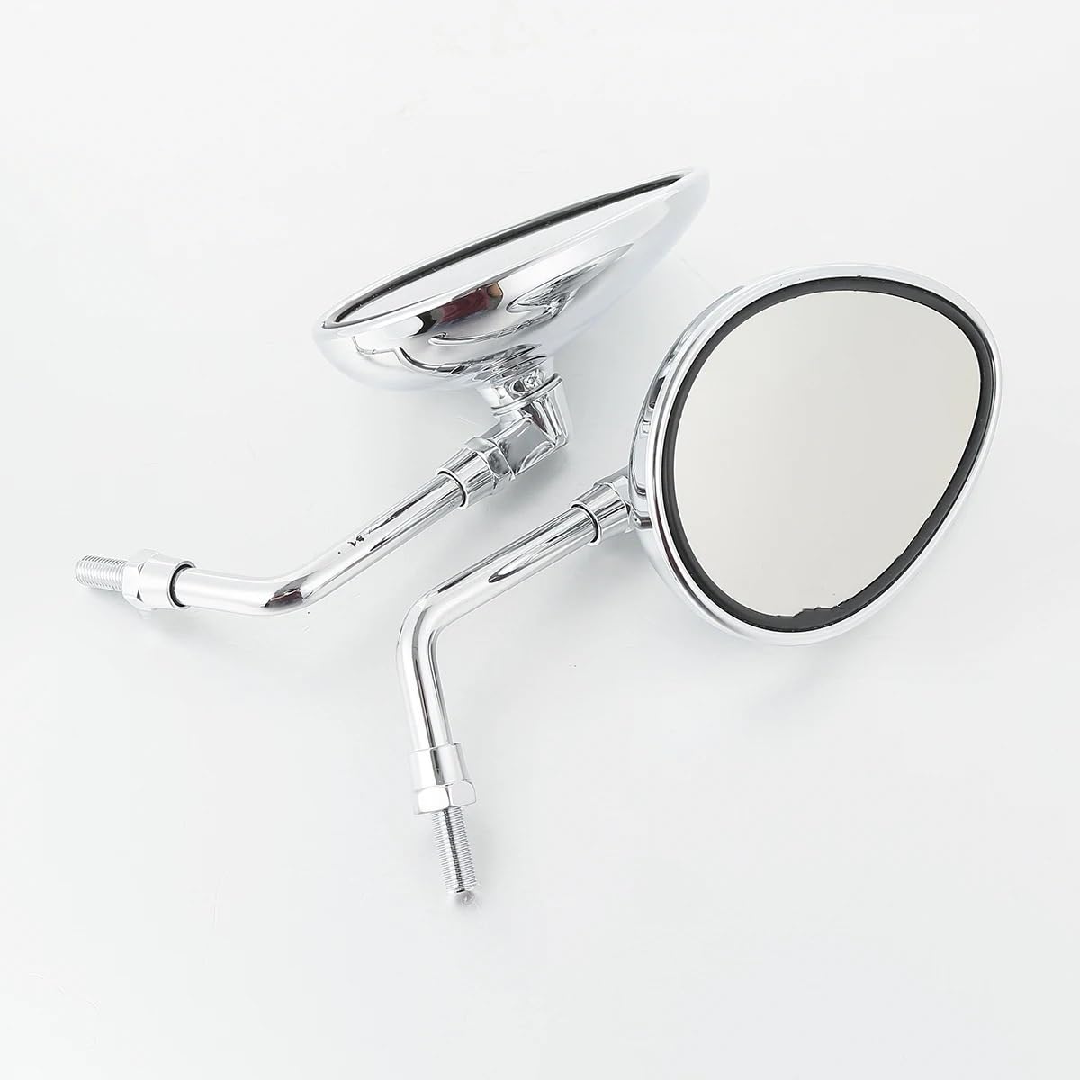 Motocyklowa kierownica lusterka Pasuje Do Motocykla Pasuje Do Indian Chieftain Chief 10mm Z Lusterkiem Bocznym I Motocyklem Scout(Chrome)