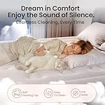 OhGeni Queen Air Mattress with Built in Pump, 18 Raised Comfort Inflatable Mattress, Quiet Surface Portable Blow Up Mattress, Air Bed for Home and Guest, Colchone Inflable, 650 lbs Max - Image 2