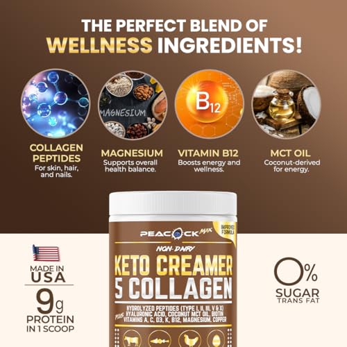 Peacock Max Collagen Keto Creamer