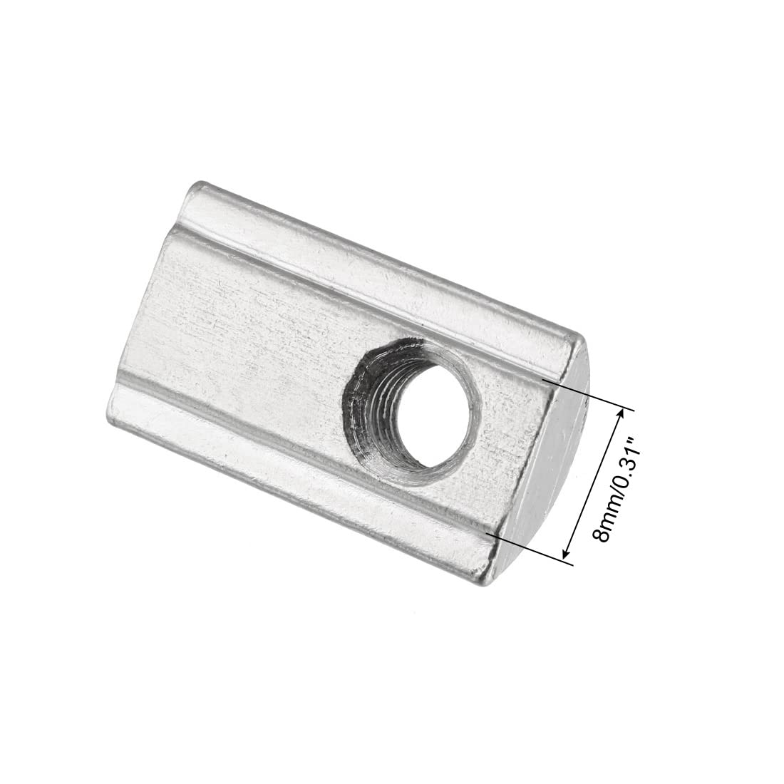 M8 T-Nuts for 4040 Aluminum Extrusion - Pack of 10 -3
