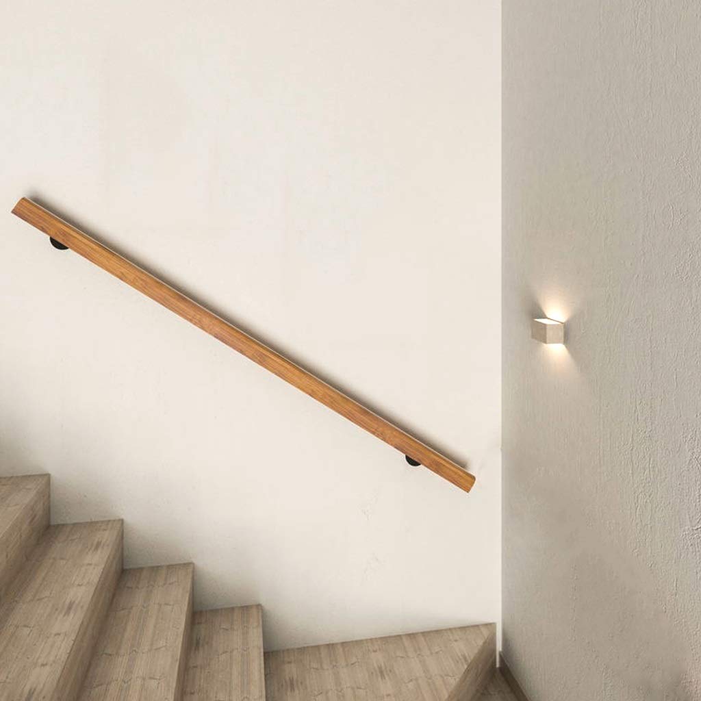 Mains courantes de sécurité en bois pour couloir extérieur et escalier de maison