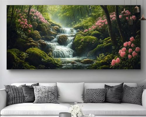 Diamond Painting Fleur grand format 60x120cm pour loisirs créatifs M803