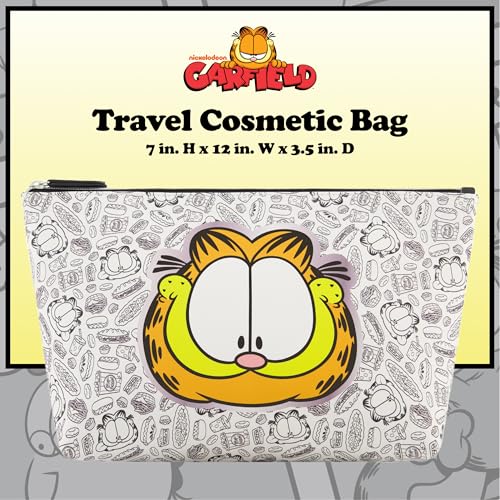 Garfield Women's Makeup Bag, Small Travel Cosmetic Zipper Pouch Organizer, Multi2