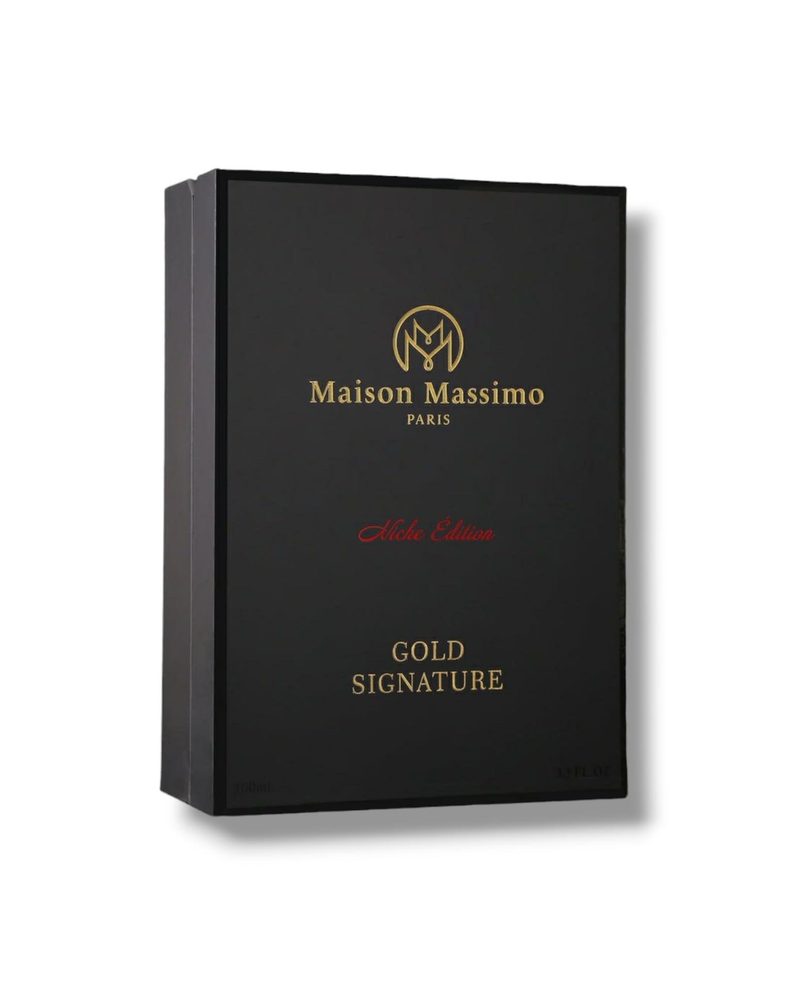 Eau de Parfum GOLD SIGNATURE - Maison Massimo Paris - Parfum luxueux 100 ml