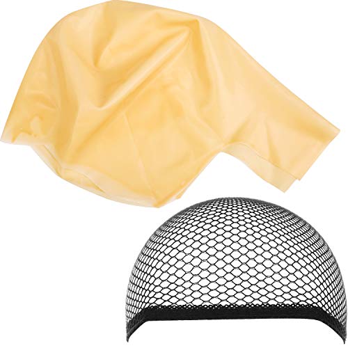2 Pieces Bald Cap Makeup Latex Bald Head Wig Caps Bald Hat Cosplay Costume Accessories For Adults Teens (Classic Style) #TOP22