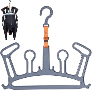 Wetsuit Hanger is a Quick Drying Heavy Duty Hanger for Wetsuit, Gloves and Boots (V2 Grey)