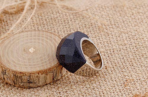 Image of HIJONES Men Women Stainless Steel Cubic Zirconia Royal Crystal Rings Wrap Band Cocktail Style