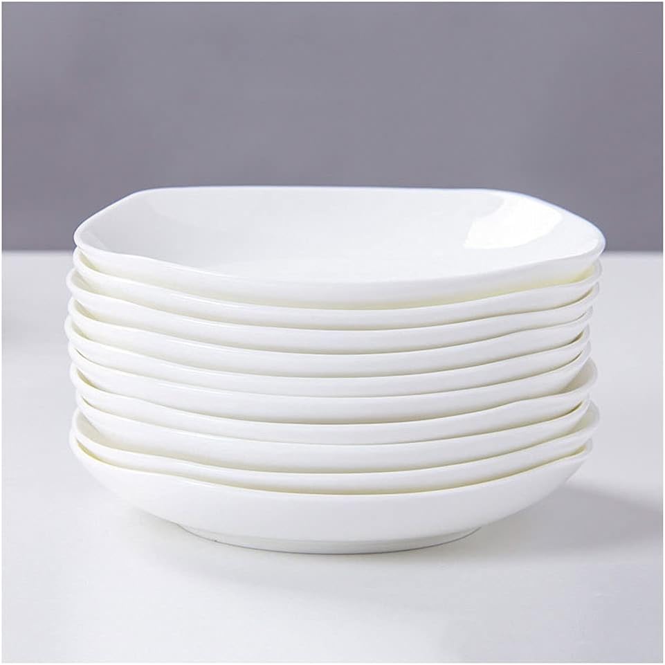 Plates 10 Piece Dinner Plates Kitchen Dinnerware Set for Dishes Appetizer Plate Salad and Dessert Dishes Microwave Oven and Dishwasher Safe Dinner Plates