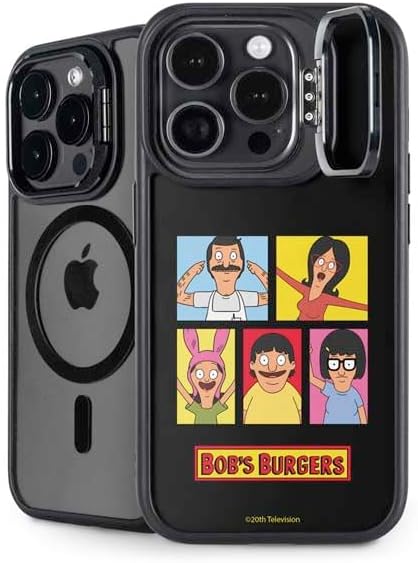 Skinit Kickstand Phone Case Compatible with iPhone 16 Pro - Officially Licensed Bobs Burgers Tiles Design