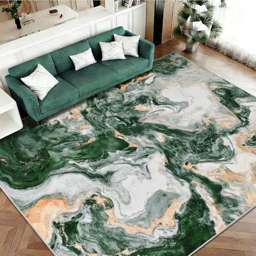 Yinhua 6x9 Rug for Living Room, Marble Area Rugs Non