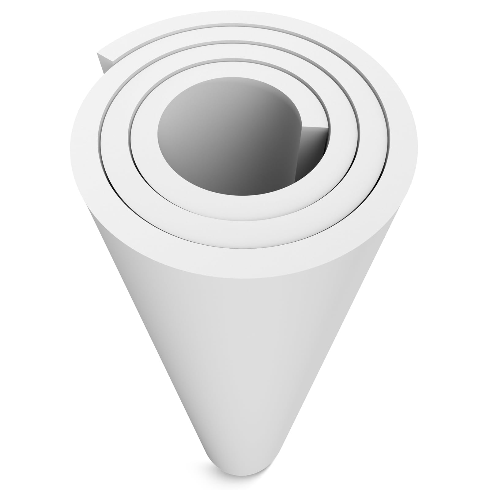 MEARCOOH EVA Foam Cosplay White 20mm Thick (1mm to 20mm) Large 35.5" x 59" Sheet Premium High Density 86 kg/m3 for Cosplay, Crafts Projects