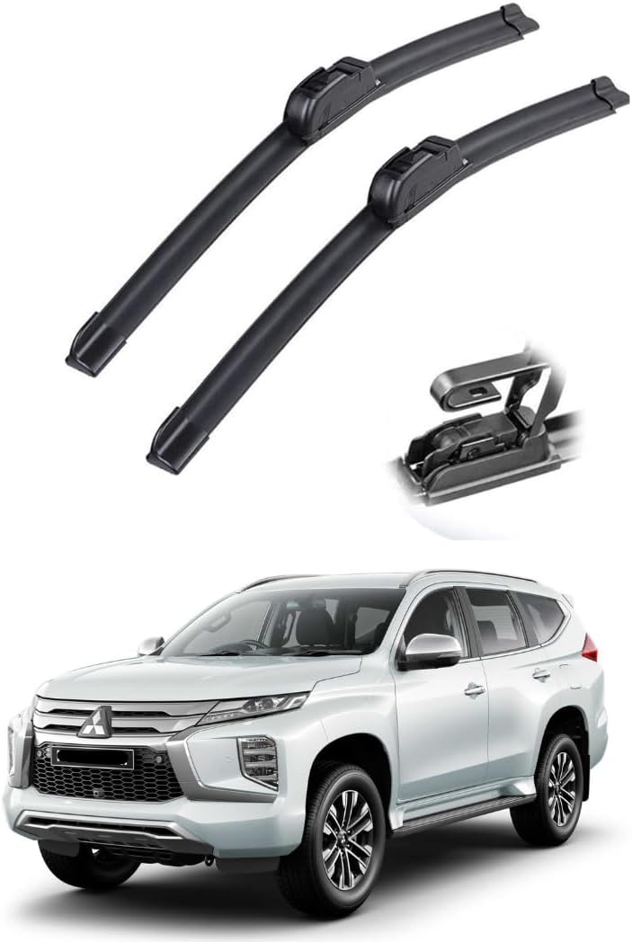 Generic Replacement for Mitsubishi Montero Sport Windshield Wiper Blades - 22""+18"" Front Window Wiper - fit 2009-2023 Vehicles - Factory Aftermarket