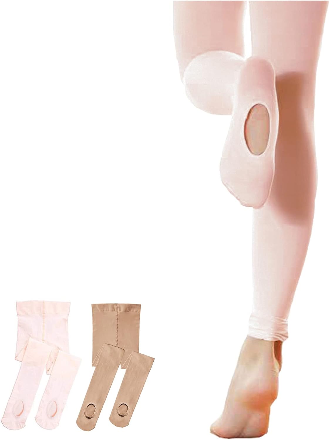 Stelle Girls Women Ballet Dance Convertible Tights Ultra Soft Pro Transition Tights