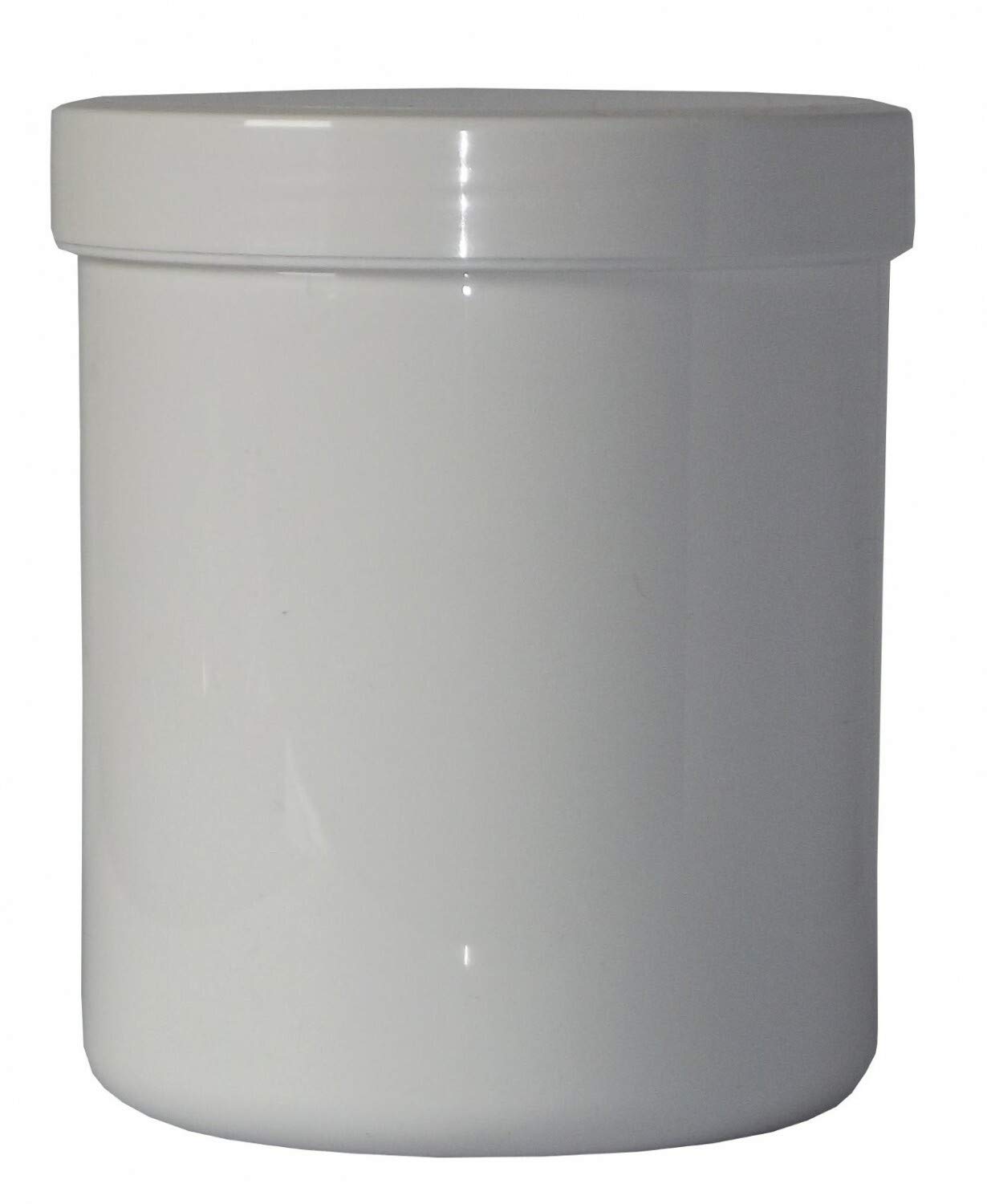 40 Salbendose Kunststoffdosen 500 g 625 ml Deckel weiß Salbendöschen Dose Kunststoffdose Schraubdeckeldosen Schraubdeckel Fa.ars
