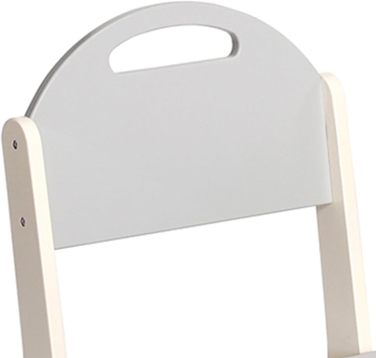 Kids Desk and Chair Set, Multifunctional White and Gray Toddler Table with Storage Shelf for Home School, Space-Saving Study Furniture for Children, Cat Pattern Design, Easy Assembly