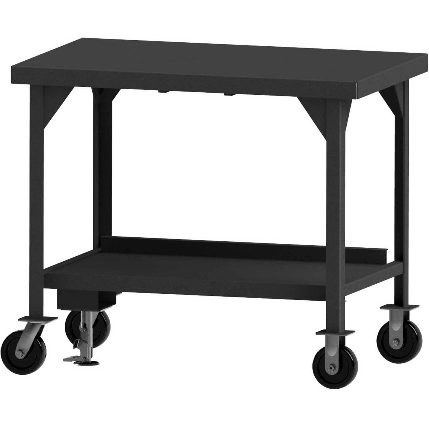 Durham HDWBMFL-3660-6PH-95 Mobile Workbench, Floor Lock, 60 x 36