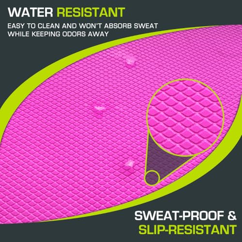 Image of ProsourceFit Exercise Balance Pad, Non-Slip Cushioned Foam Mat & Knee Pad for Fitness and Stability Training, Yoga, Physical Therapy