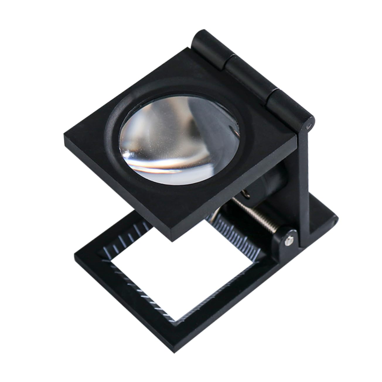 VILLCASE 10x Magnification Jeweler's Magnifying Glass Reusable Desktop Tri-Folded Magnifier for Jewelry Inspecti