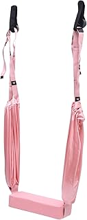 EVANEM Hammock Swing Aerial Yoga Swing Yoga Stretching Strap Waist Back Leg Stretcher Yoga Hammock Ceiling Mount Antigravity Elastic Yoga Sling for Fitness Ballet Dance Gymnastics Indoor Hammock
