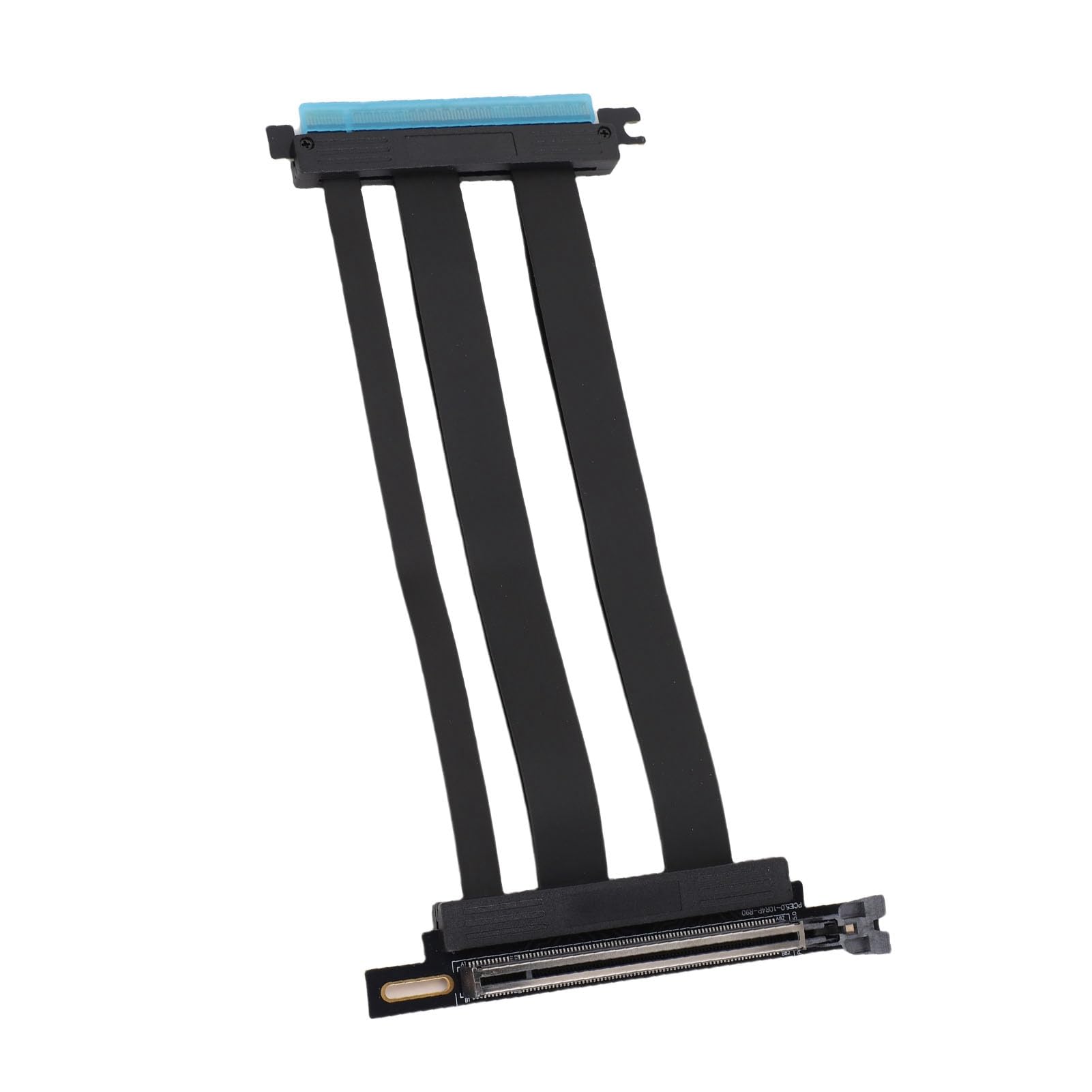 Fabater Ekranowany Kabel Riser PCIE 5.0 X16 do RTX 4090 (Ti) Kabel Przedłużający 128 Gb/s do Obudowy Komputera PC Aplikacje AI — ABS, Czarny (20 cm)
