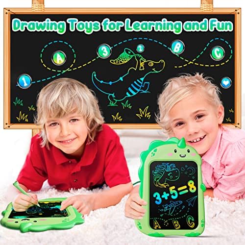 Toys for 2 Year Old Boy - LCD Writing Tablet Kids, Dinosaur Toys for Boys Girls Toddlers Kids, LCD Drawing Tablet for Kids Travels Toys Plane Activities Toys Gifts for 2 3 4 5+ Year Old Boys Present