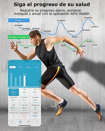 Encuentra reviews de Básculas con medición de grasa corporal los más solicitados. 9 Imagen adicional