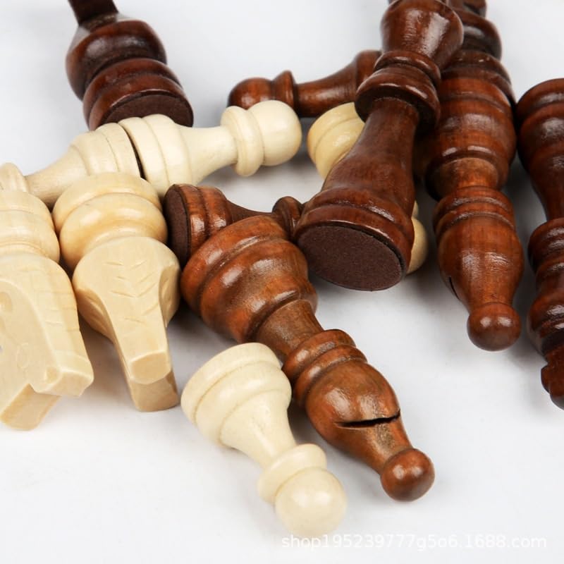 schachspiel Magnetisches Schachbrett-Set for Erwachsene und Kinder, Faltbare Schachbretter aus Holz, tragbares Reisespiel mit Aufbewahrungsfächern for Spielsteine(29 * 29 * 6.5cm)