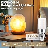 DiCUNO E14 LED SES LED Fridge Bulb, 3W (30W Halogen), Warm White 2700K, 270LM, Non-dimmable E14 Small Edison Screw Lamps for Home Lighting/Refrigerator/Cooker Hood/Night Light, Pack of 2 - Image 4
