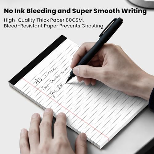 Cuaderno de 5 x 8 blanco sin rayas para evitar distracciones visuales 6