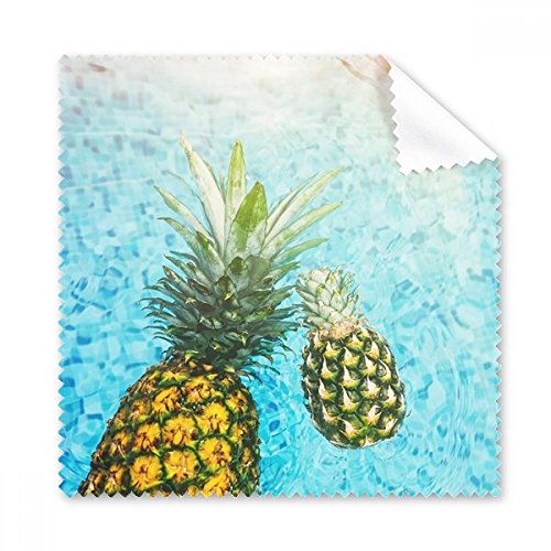 Chiffon de nettoyage cadeau original motif ananas fruits bleus