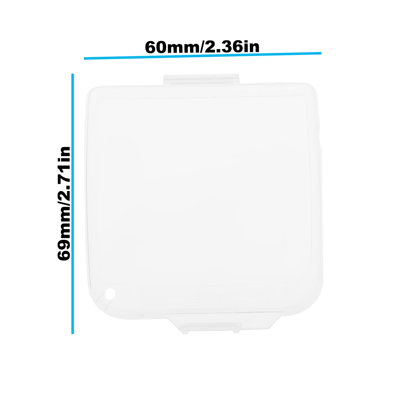 EMSea 2 szt. osłony ekranu LCD aparatu, przezroczyste, kompatybilne z aparatami Nikon D200 BM6 BM-6 BM 6 DSLR